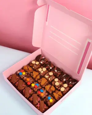 Brownie mix toppings