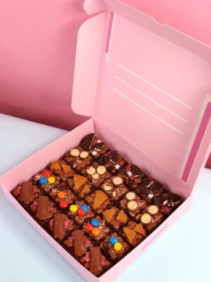 Brownie mix toppings