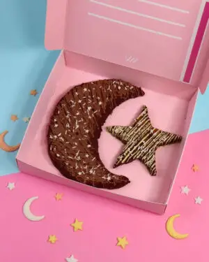 Ramadan Moon & Star Brownie