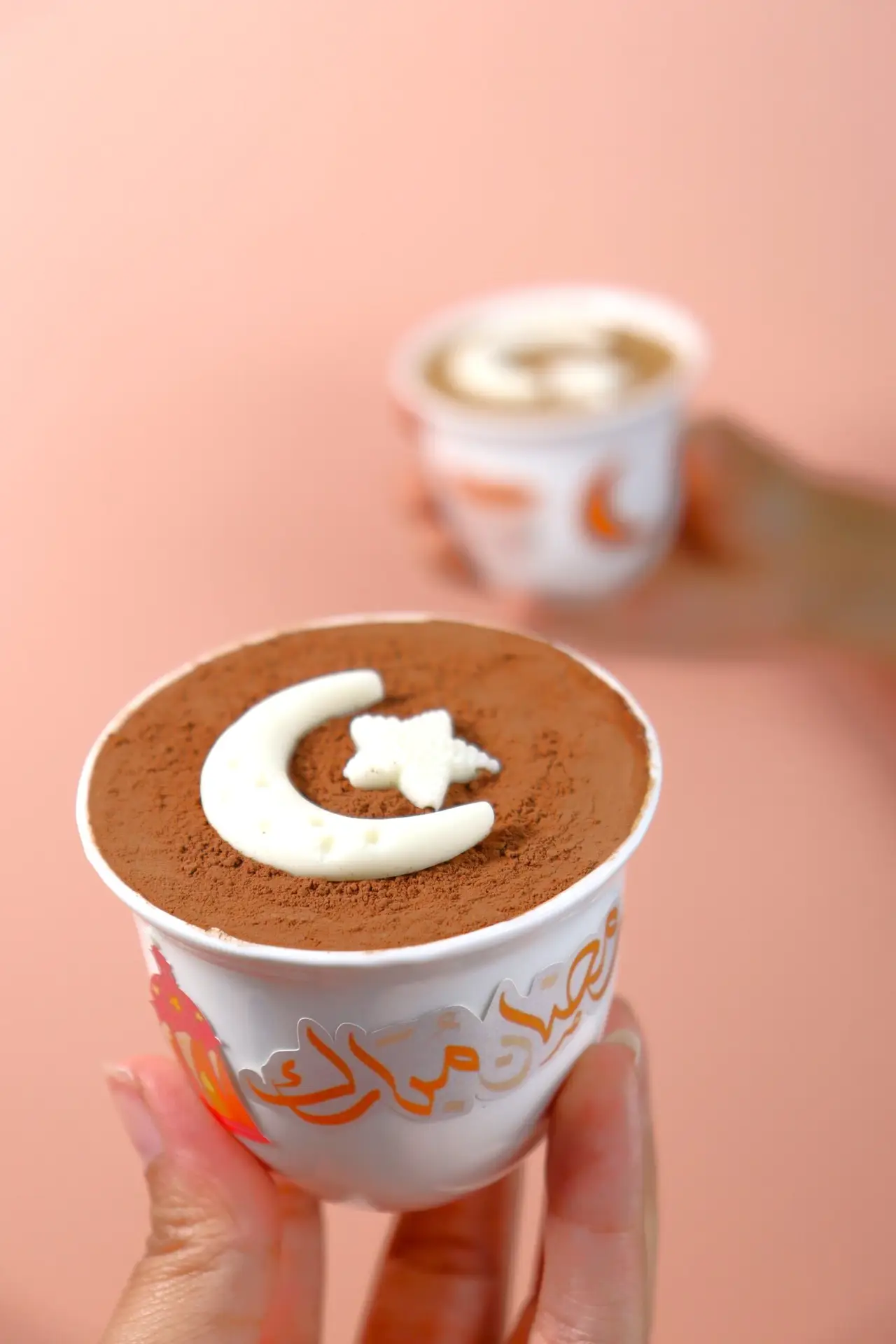 Ramadan dessert white cups ( DIY )