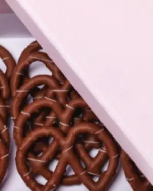 Chocolate pretzel box