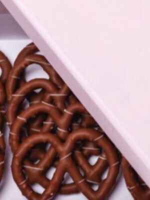 Chocolate pretzel box