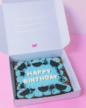 Oreo Themed Brownie slab