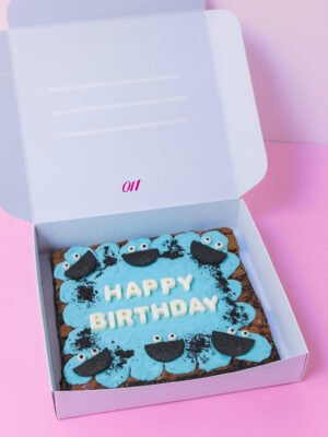 Oreo Themed Brownie slab