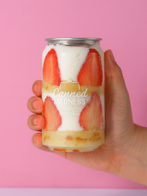 Strawberry shortcake can