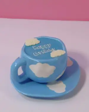 Blue Cloud Brownie mug