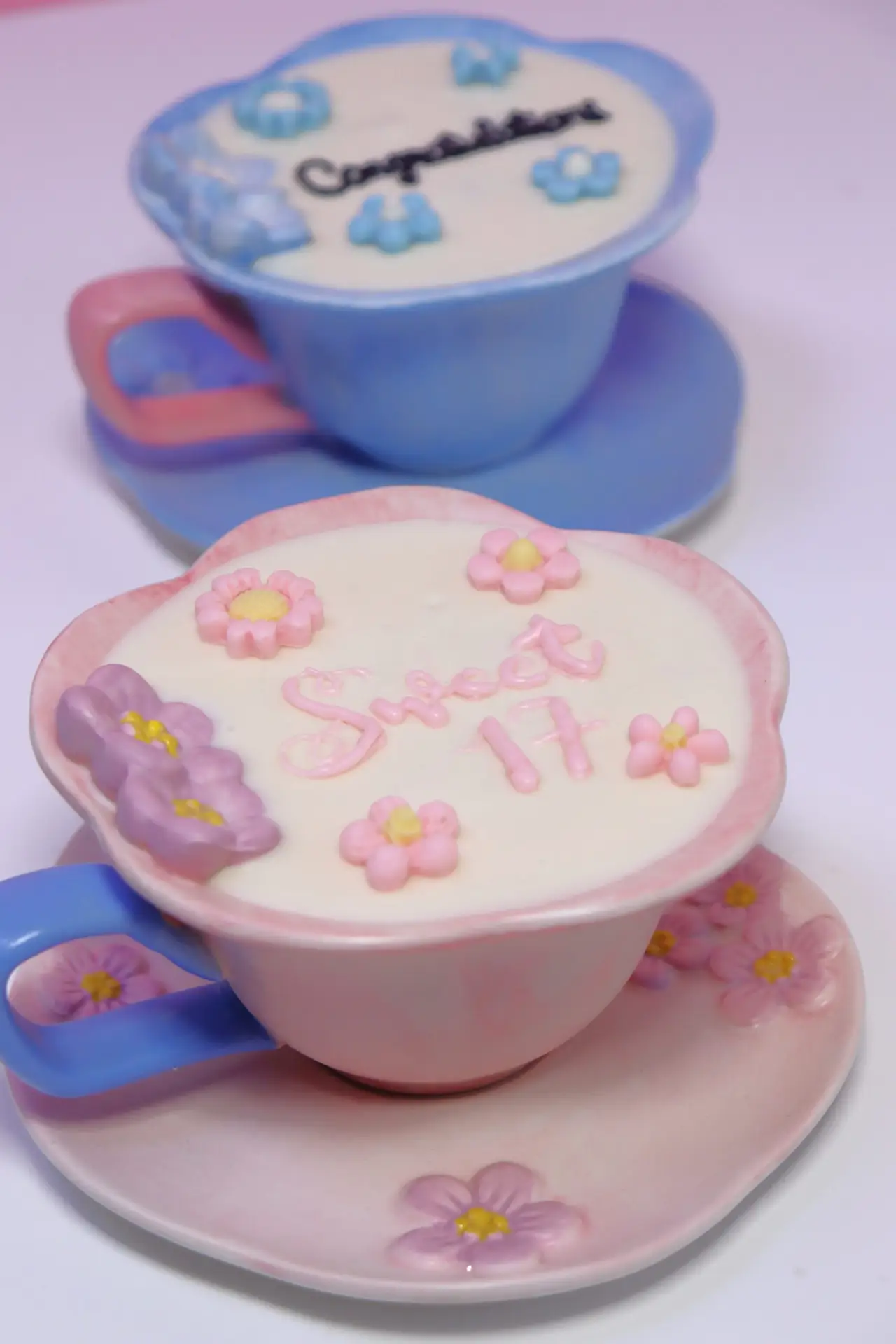 Pink floral Mug