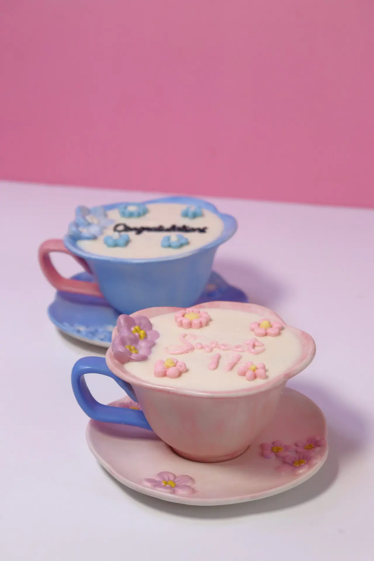Pink floral Mug
