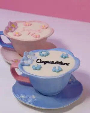 Blue Floral Mug