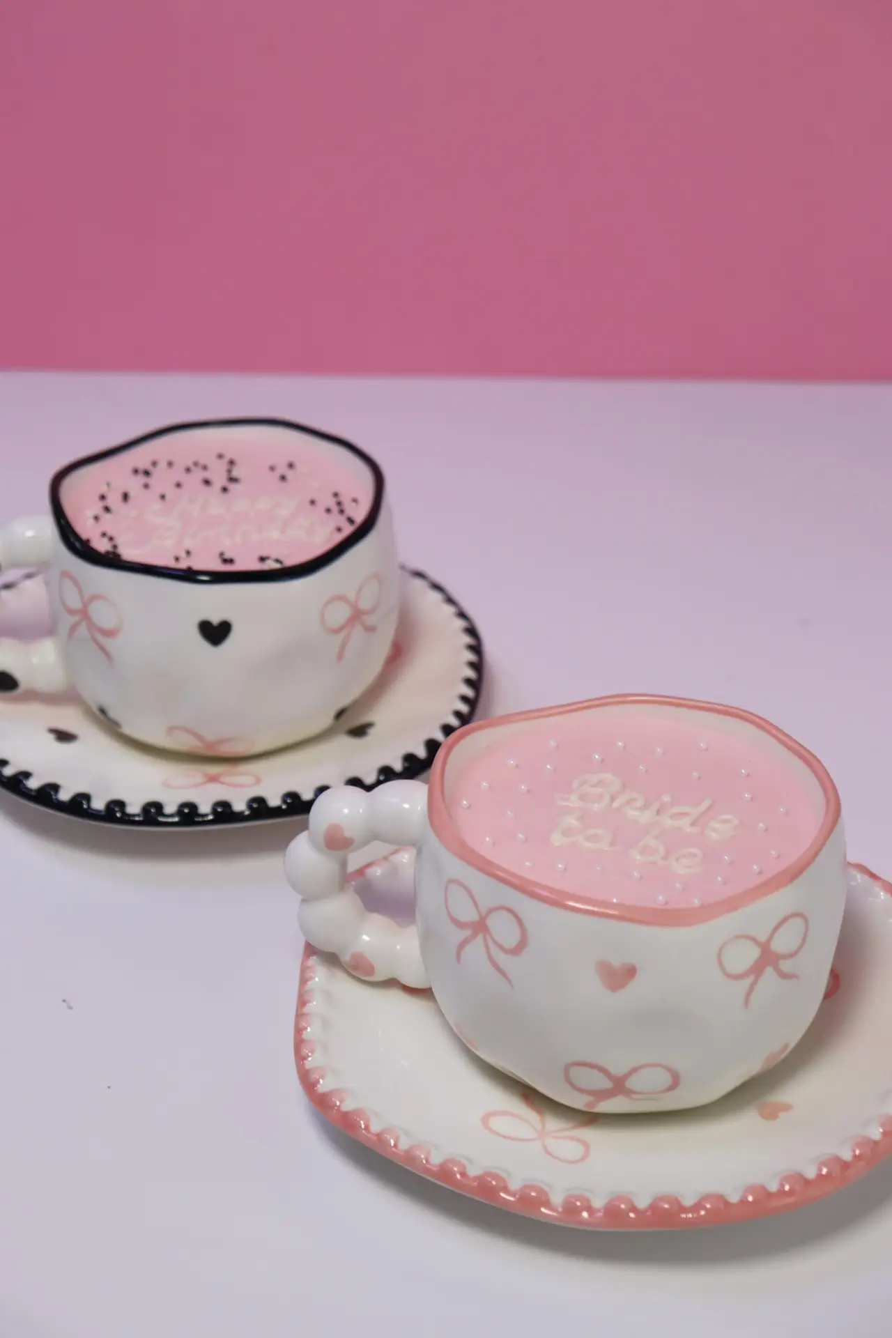 Heart and bow ( W/P ) mug