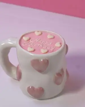 Big heart 3D mug