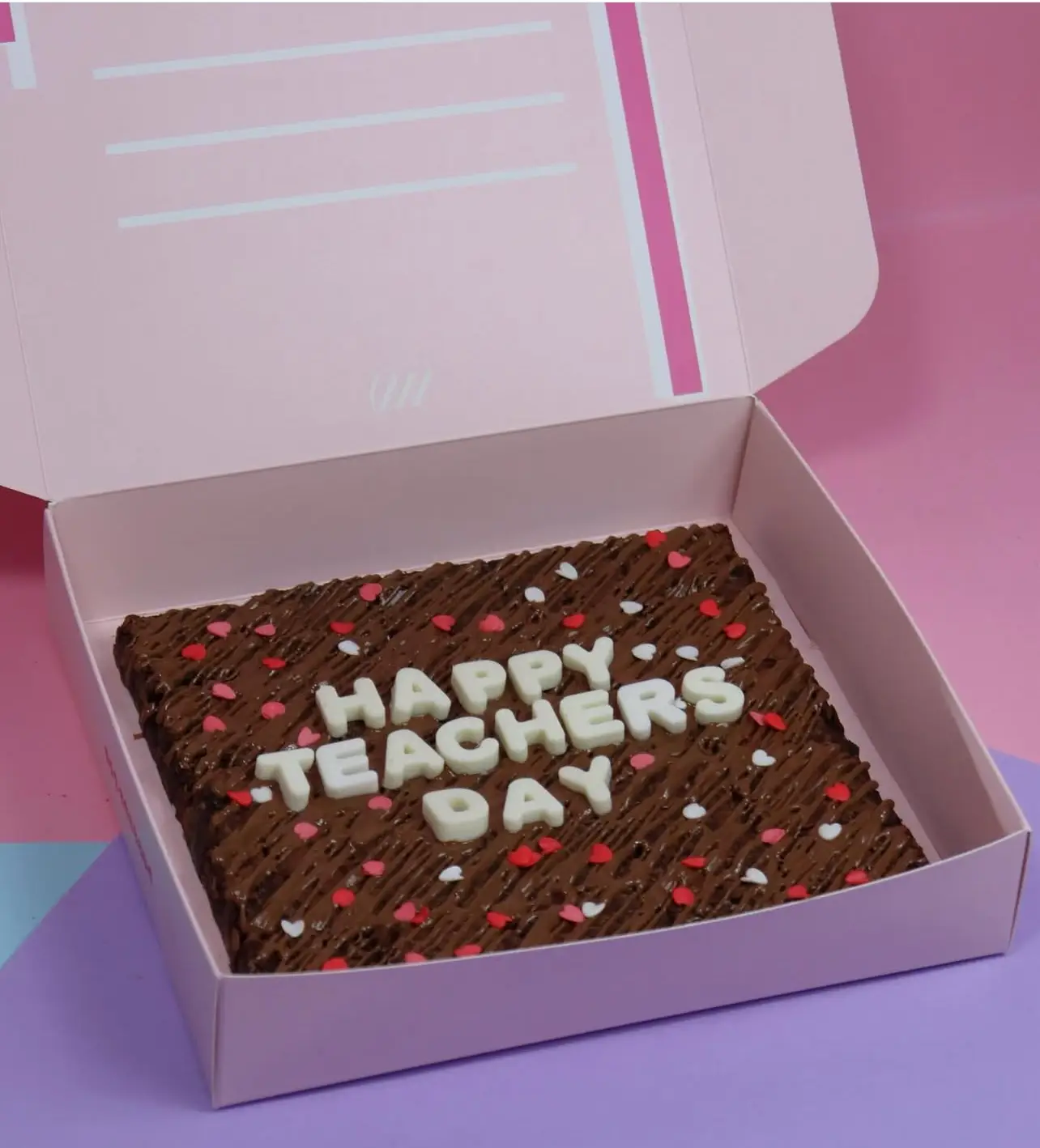 Happy Teachers Day brownie
