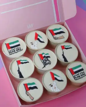 Flag Day brownie cups
