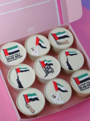 Flag Day brownie cups