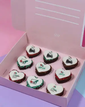 UAE Brownie Heart box