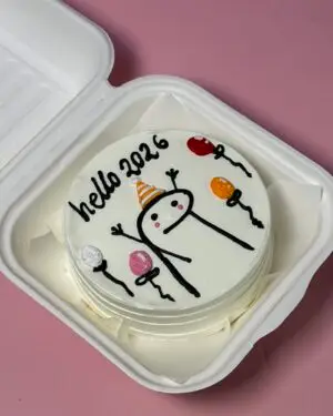 Hello 2026 bento cake