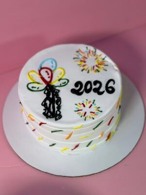 2026 balloon cake