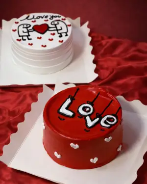 Valentines cake ( V15 )