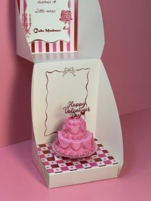 Valentines mini cake box (p)