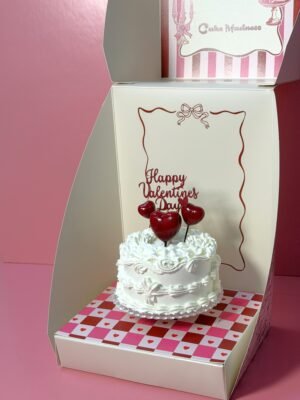 Valentines mini cake box ( W2)