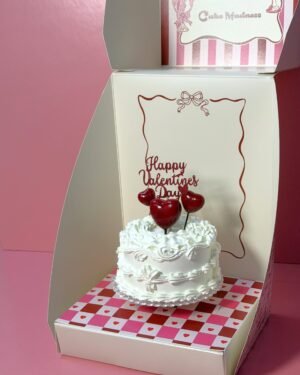 Valentines mini cake box ( W2)
