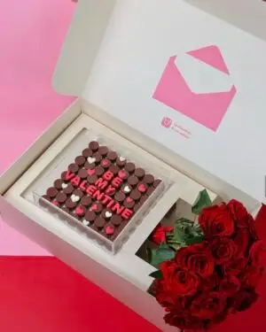 Valentines Day truffles/Flowers
