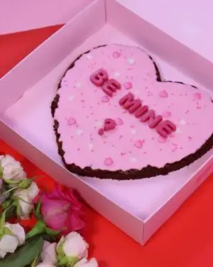 Valentines Brownie heart 1