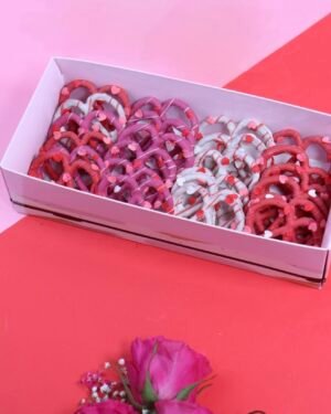 Valentines day choco pretzels