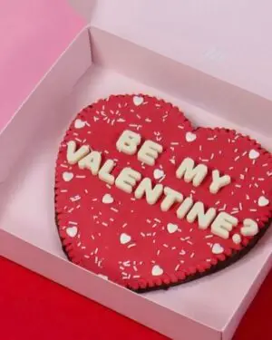 Valentines Brownie heart 2
