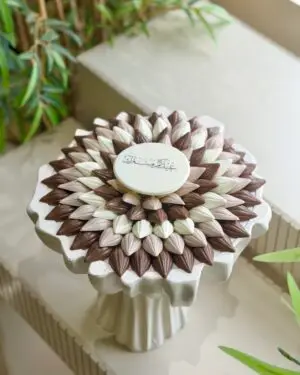 White elegant Eid tray 2