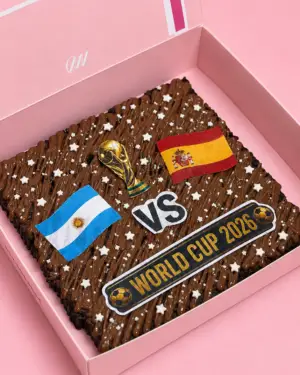 World Cup Final brownie box